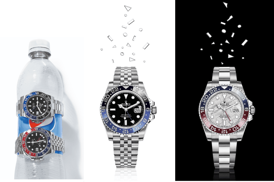 BLACK & BLUE GMT마스터 II 배트걸