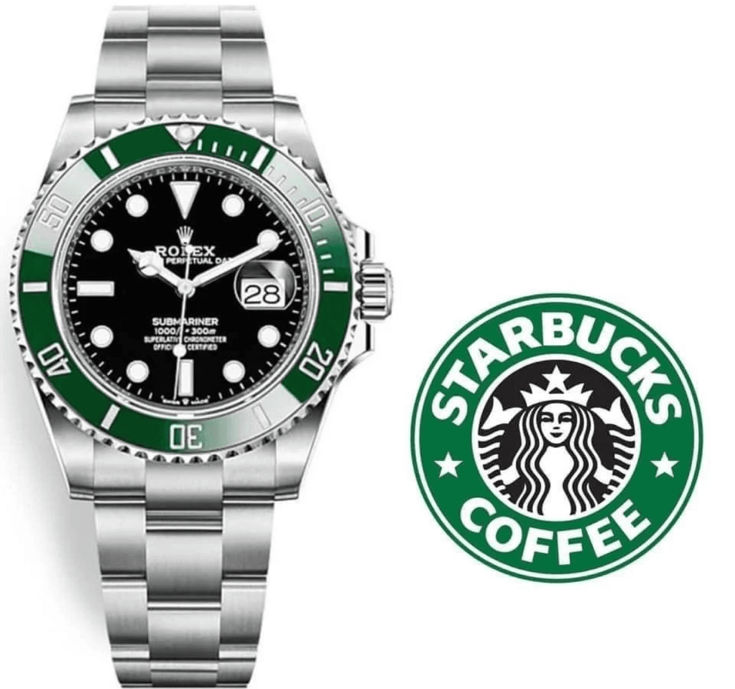 초인기 서브마리너 그린, ‘Starbucks’로 새롭게 변신